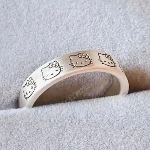 Brand new Hello Kitty rings 925 silver - Picture 1 of 4